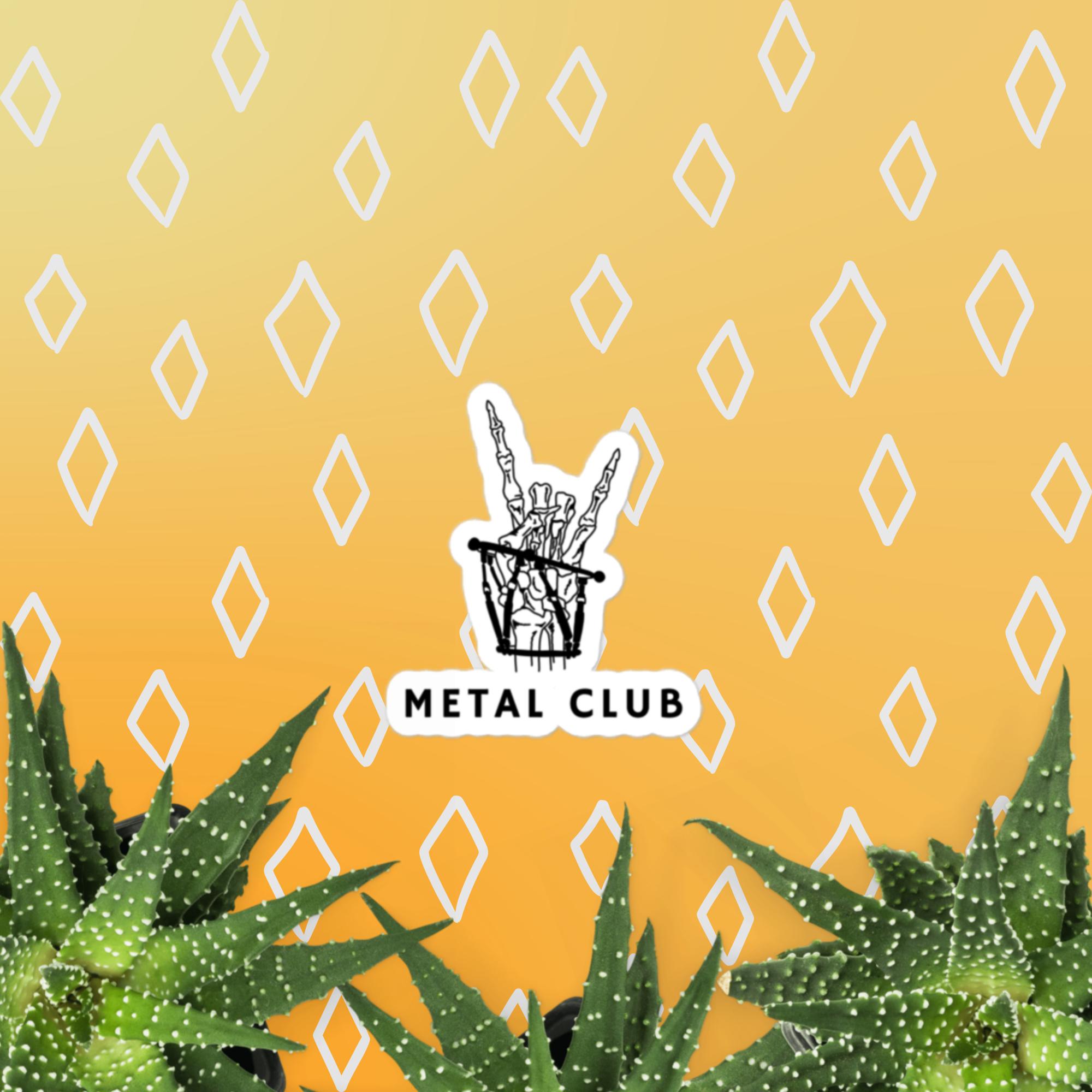 Metal Club OG Stickers: For True Metalheads Only